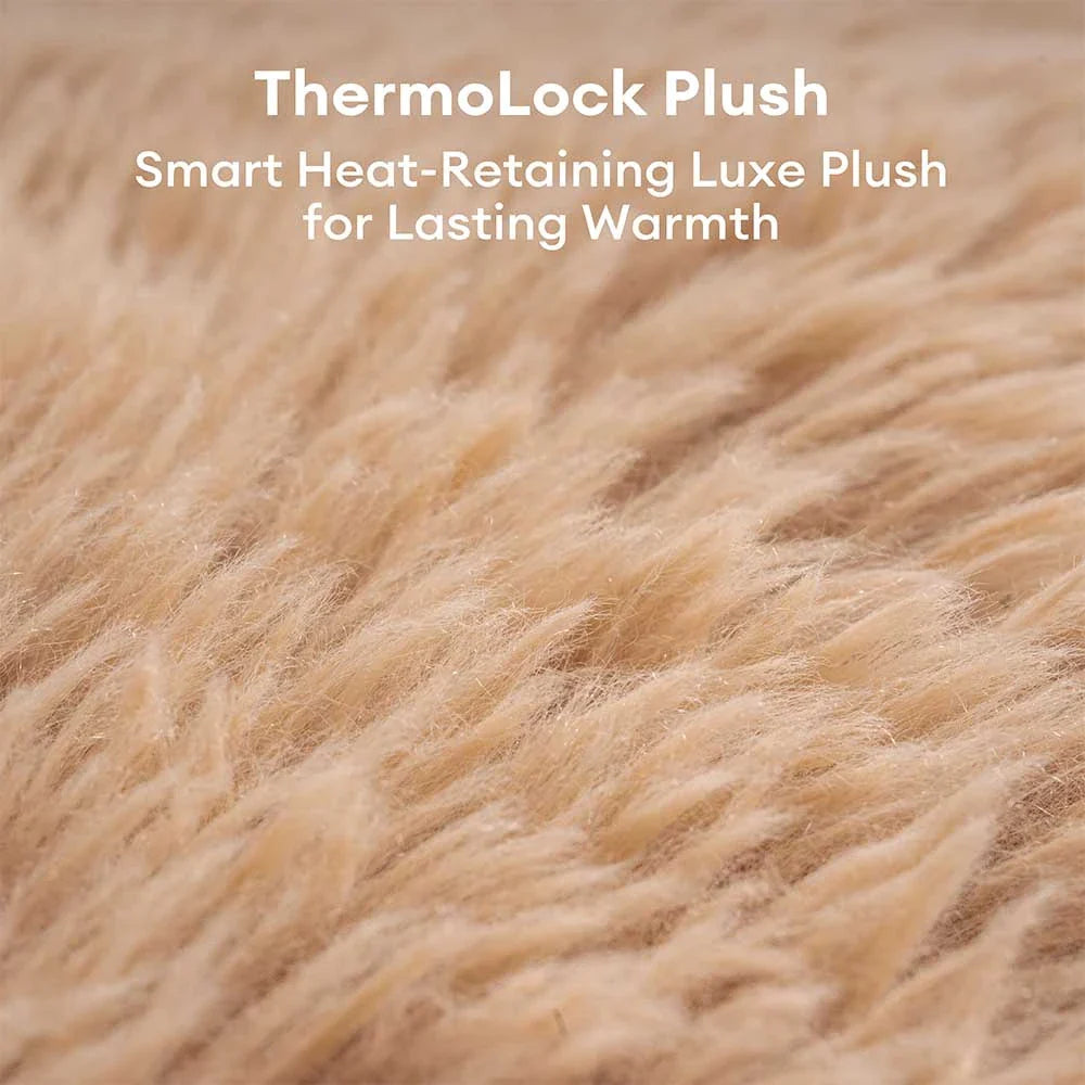 Luxe Faux Leather&Plush Removable Sponge Orthopedic Dog Bed - WarmRest