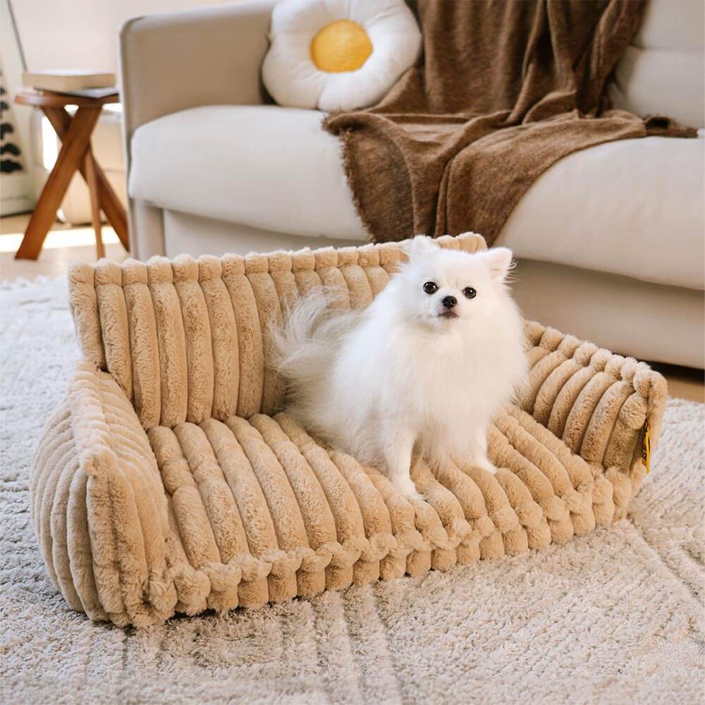 Large Washable Fluffy Orthopedic Soft Dog Pillow Dog Sofa Bed-Snoozy Dreams