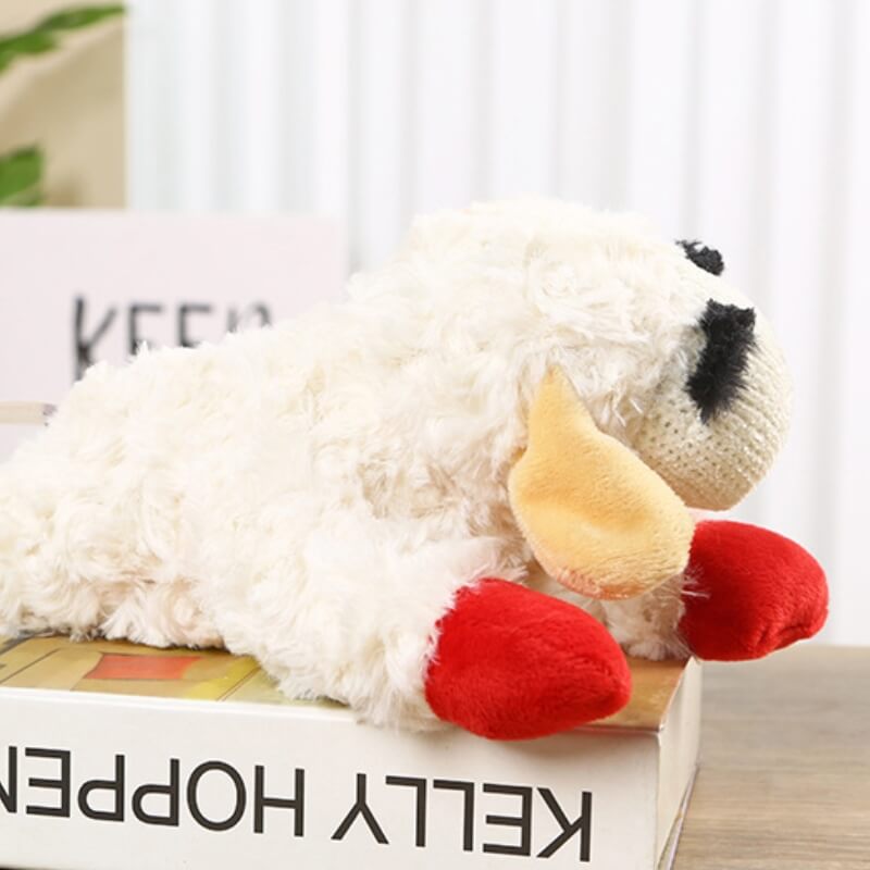 Plush Lamb Squeaker Toy Dog Interactive Toys
