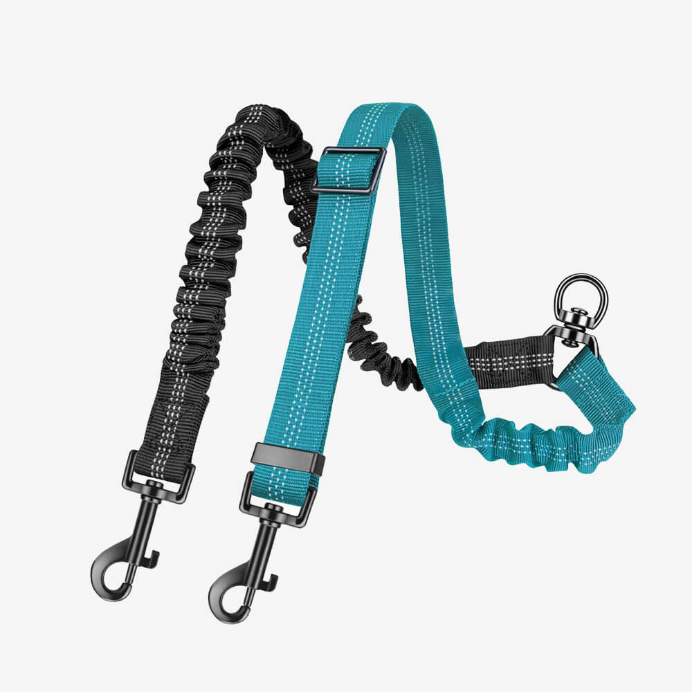 No-Tangle Shock Absorbing Double Lead Dog Leash