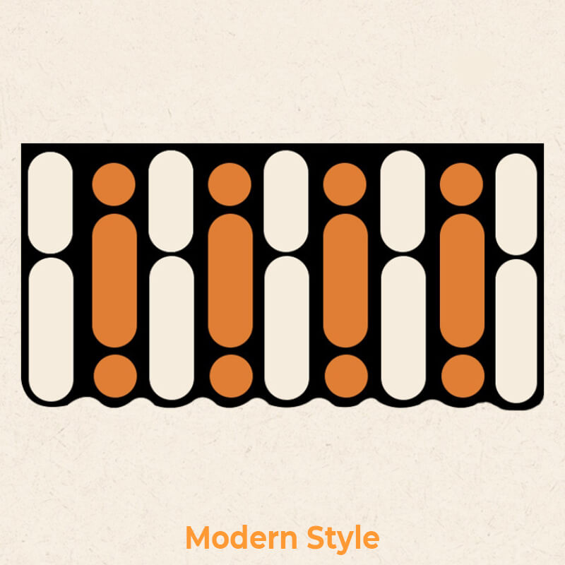 Modern Irregular-Shaped Chenille Scratch-Resistant Couch Cover