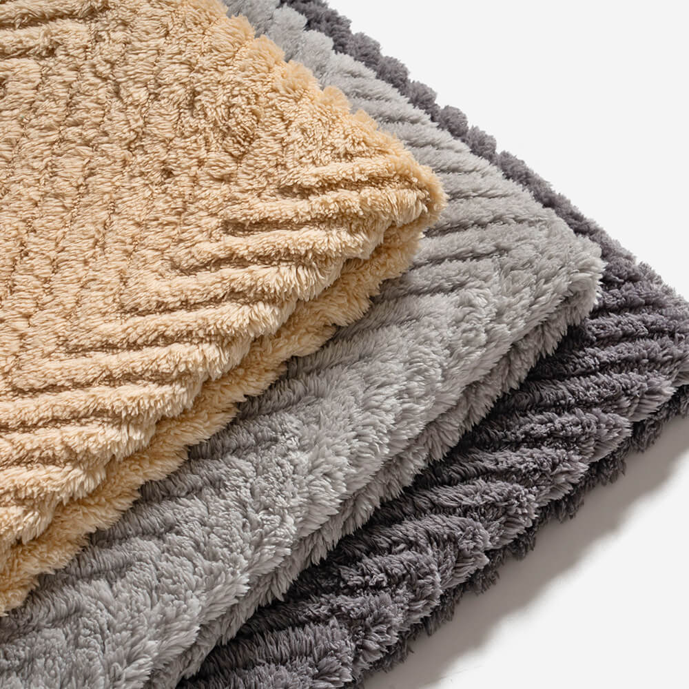 Plush Cushion Herringbone Pillow