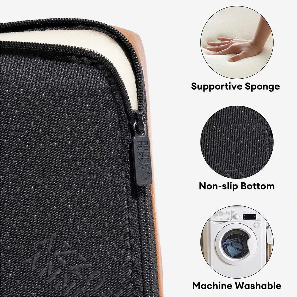 Faux Leather High-Density Sponge Removable Pet Stairs - LuxeStep