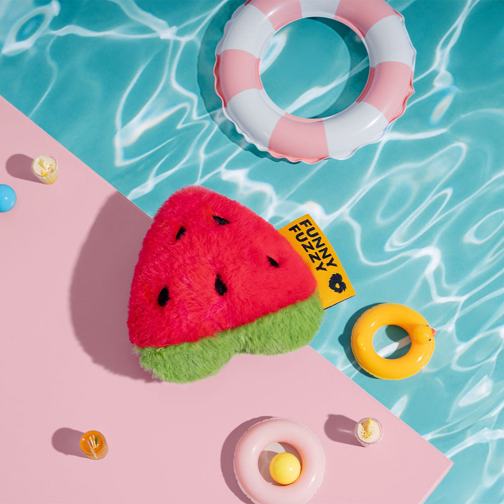 FUNNYFUZZY Plush Squeaky Dog Toy