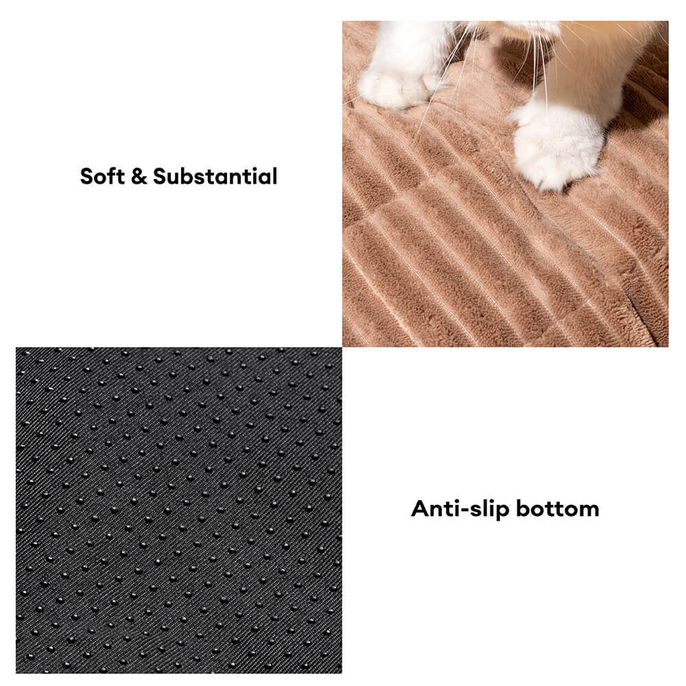Lazy Soft Flannel Breathable Pet Mat Non-slip Couch Covers