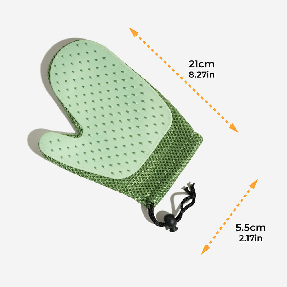 Pet Grooming Glove - Silicone Double Sides Pet Brush