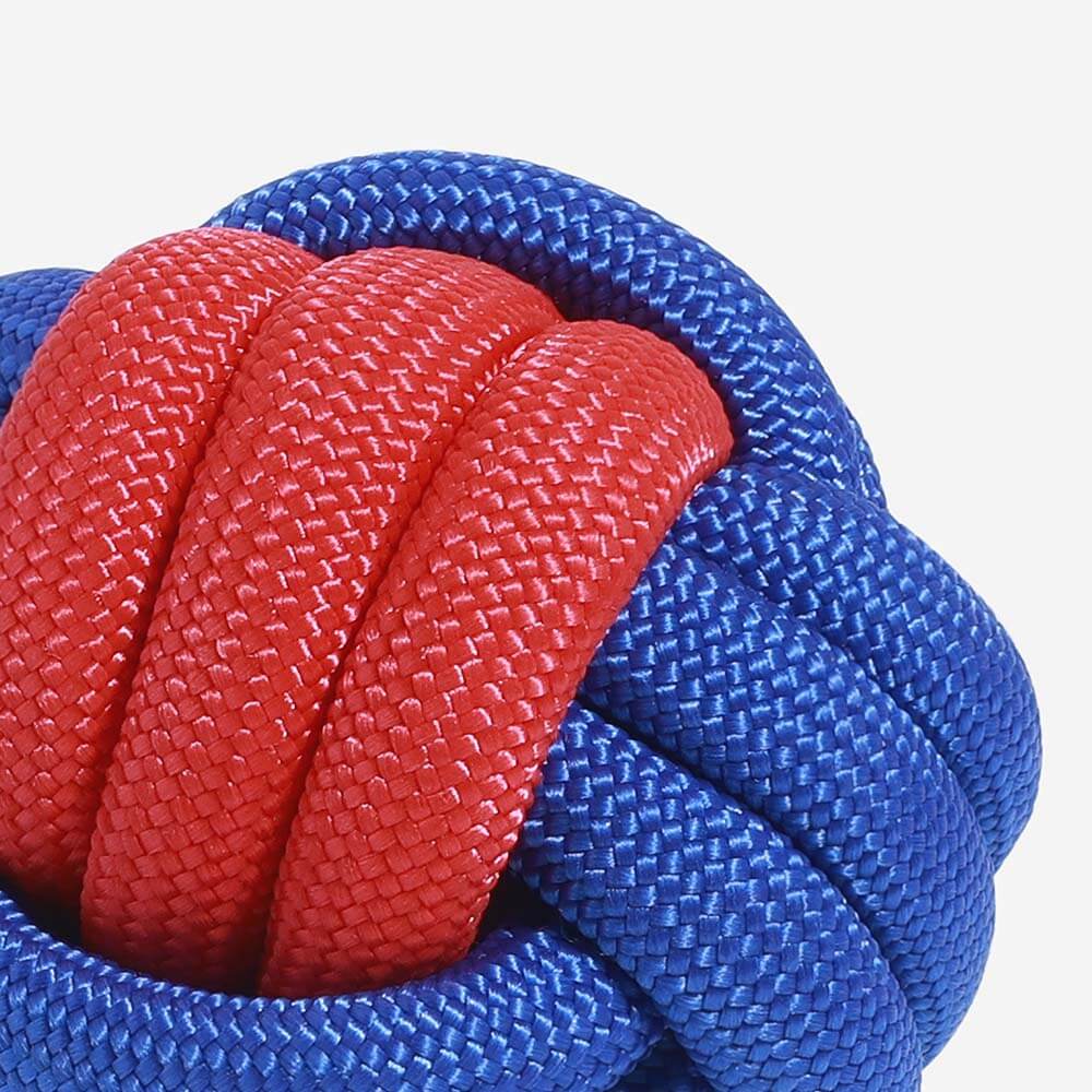 Knots Ball Throwing Dog Toys - Color Clash