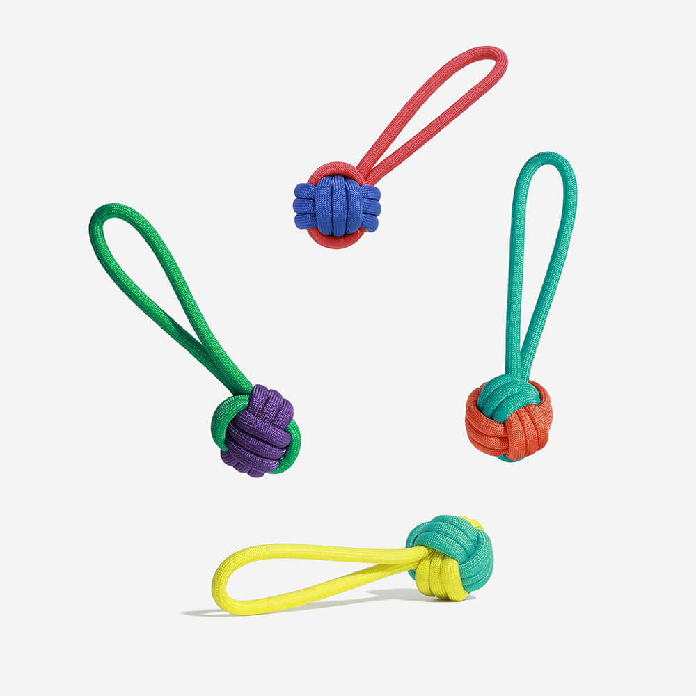 Knots Rope Tug Dog Toys - Color Clash