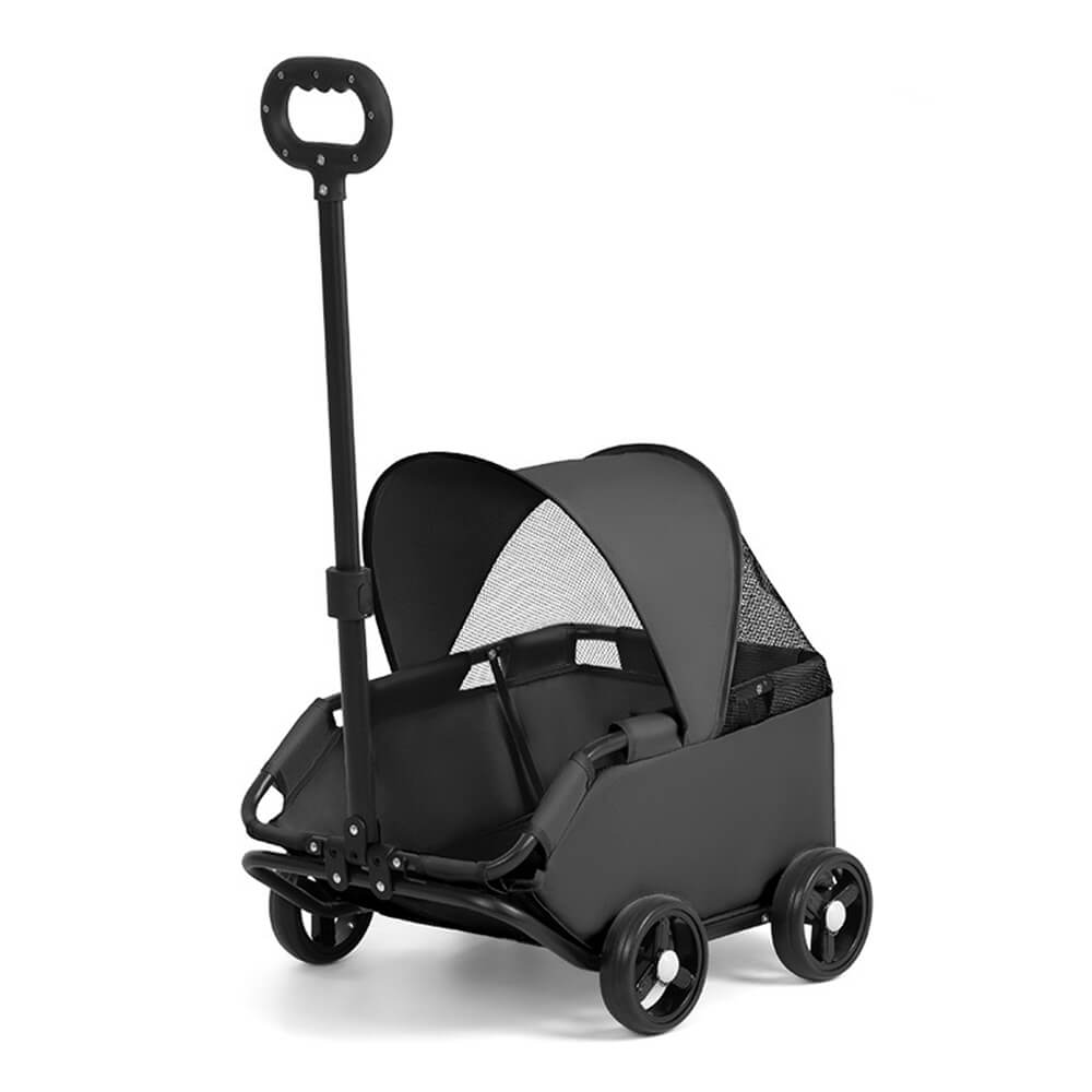 Lightweight Compact Foldable Small Dogs Pet Stroller with Sunshade Canopy