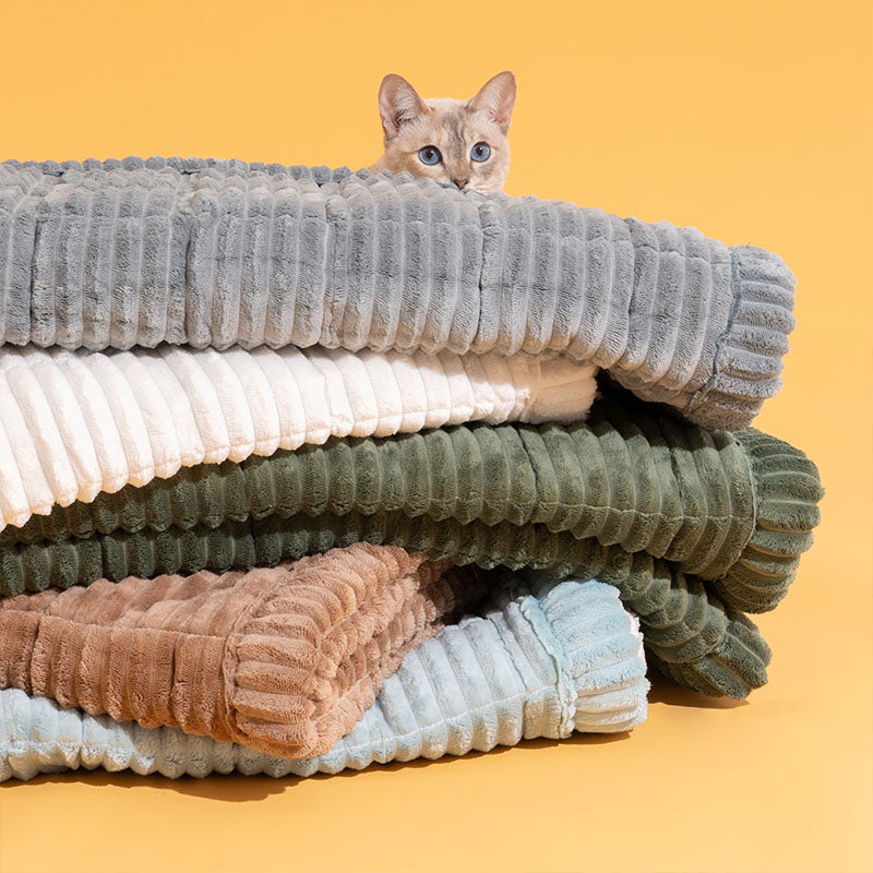 Funda para Sofá Make Waffle Biscuit – Suave Franela Acogedora y Alfombra Transpirable para Mascotas, ¡Deléitate con una Comodidad Sabrosa!