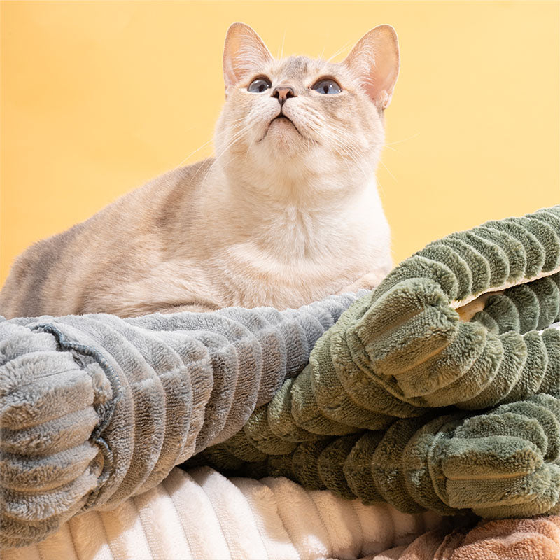 Funda para Sofá Make Waffle Biscuit – Suave Franela Acogedora y Alfombra Transpirable para Mascotas, ¡Deléitate con una Comodidad Sabrosa!